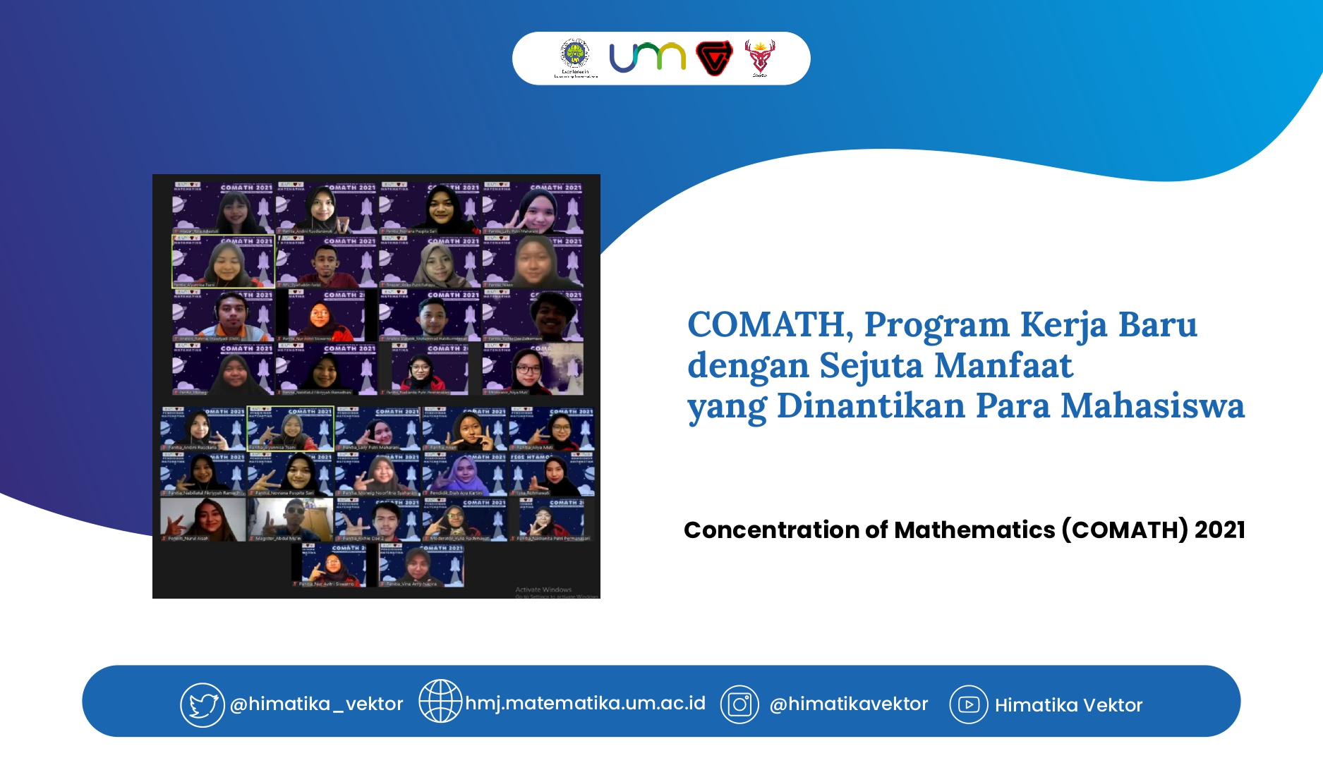 COMATH, Program Kerja Baru dengan Sejuta Manfaat yang Dinantikan Para Mahasiswa