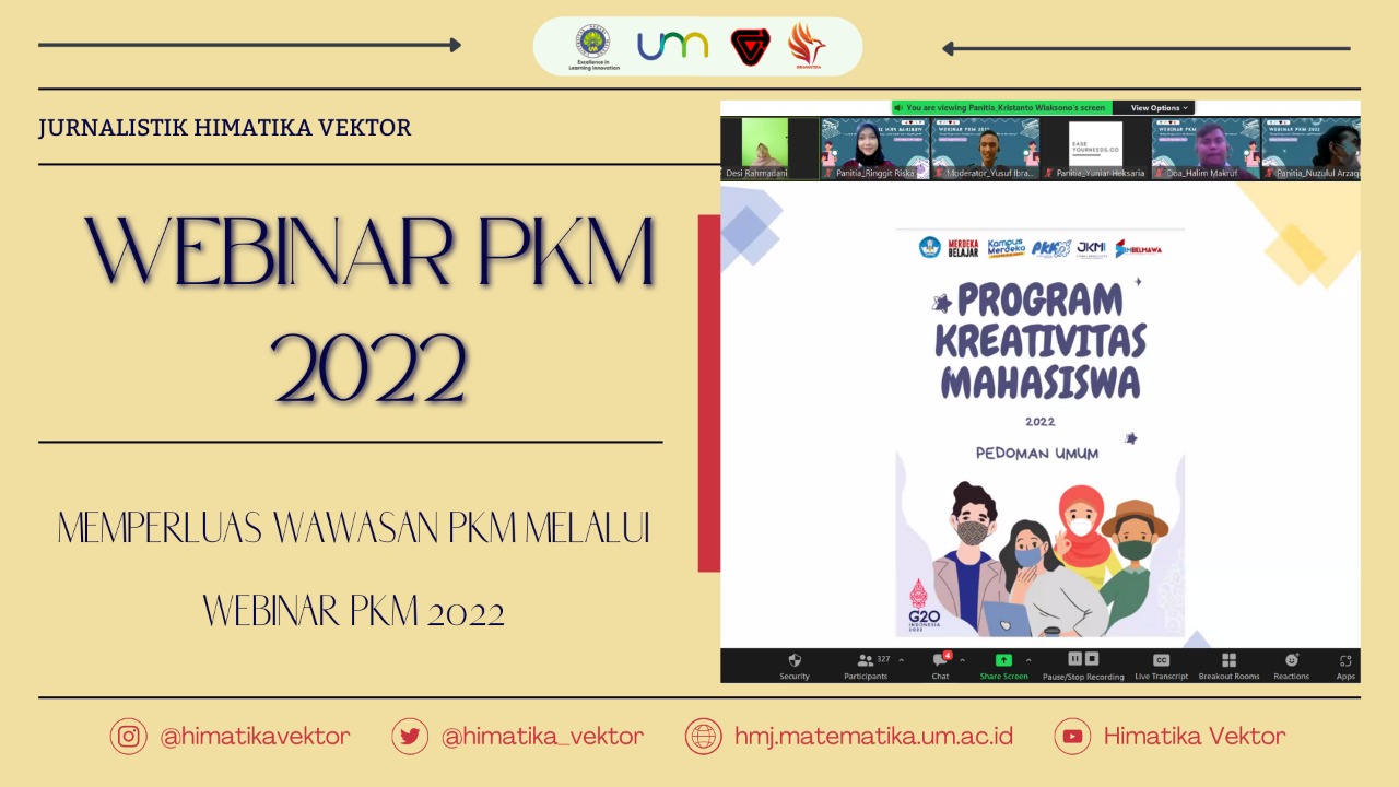 Memperluas Wawasan PKM Melalui Webinar PKM 2022