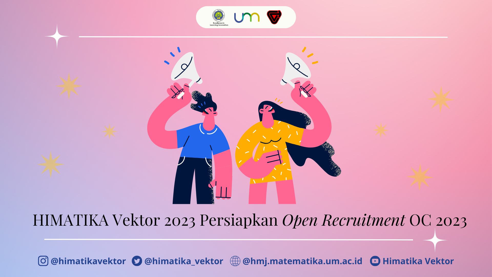 HIMATIKA Vektor 2023 Persiapkan Open Recruitment OC 2023