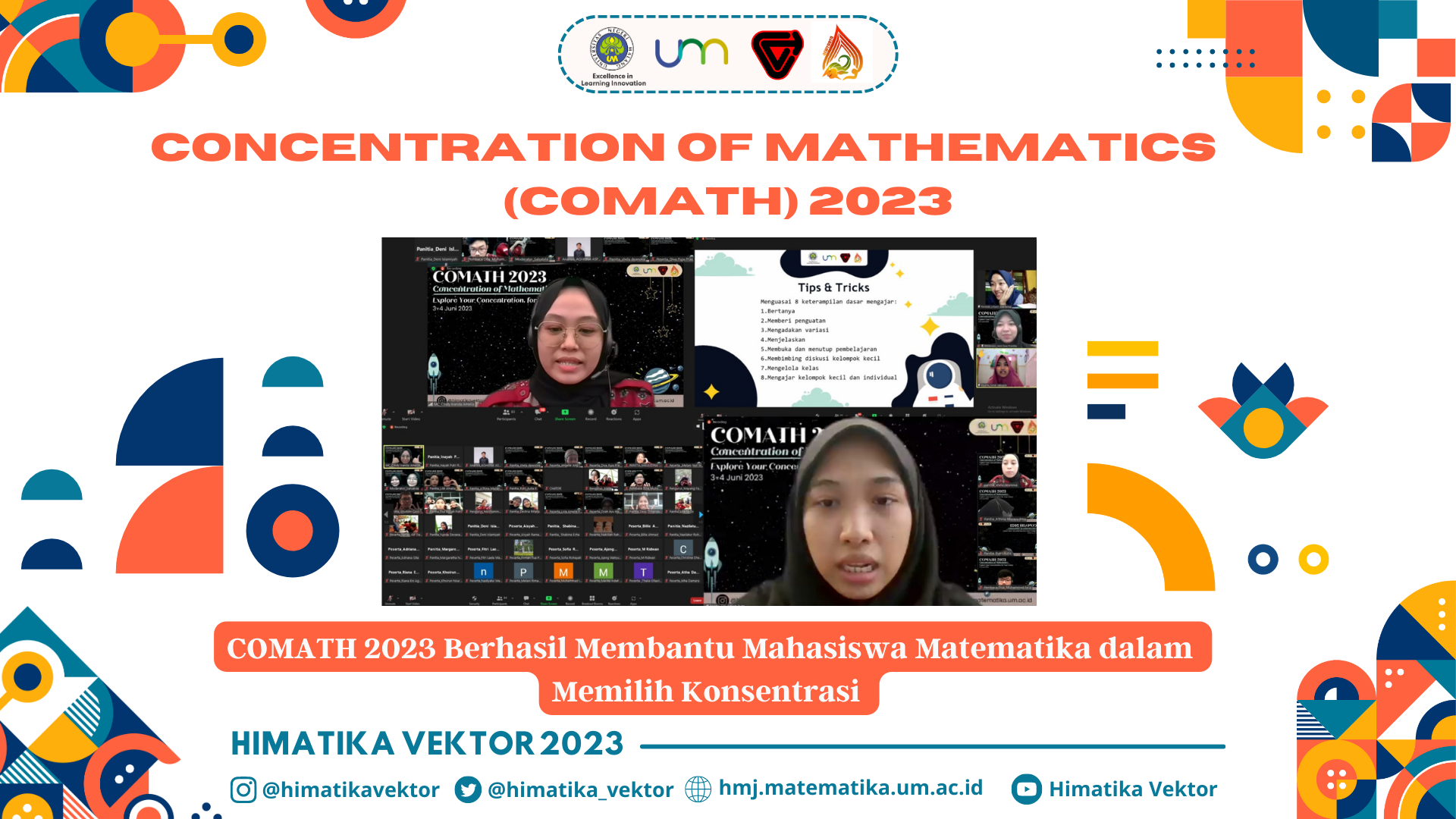 Himatika Vektor UM FI Artikel Kegiatan COMATH 2023