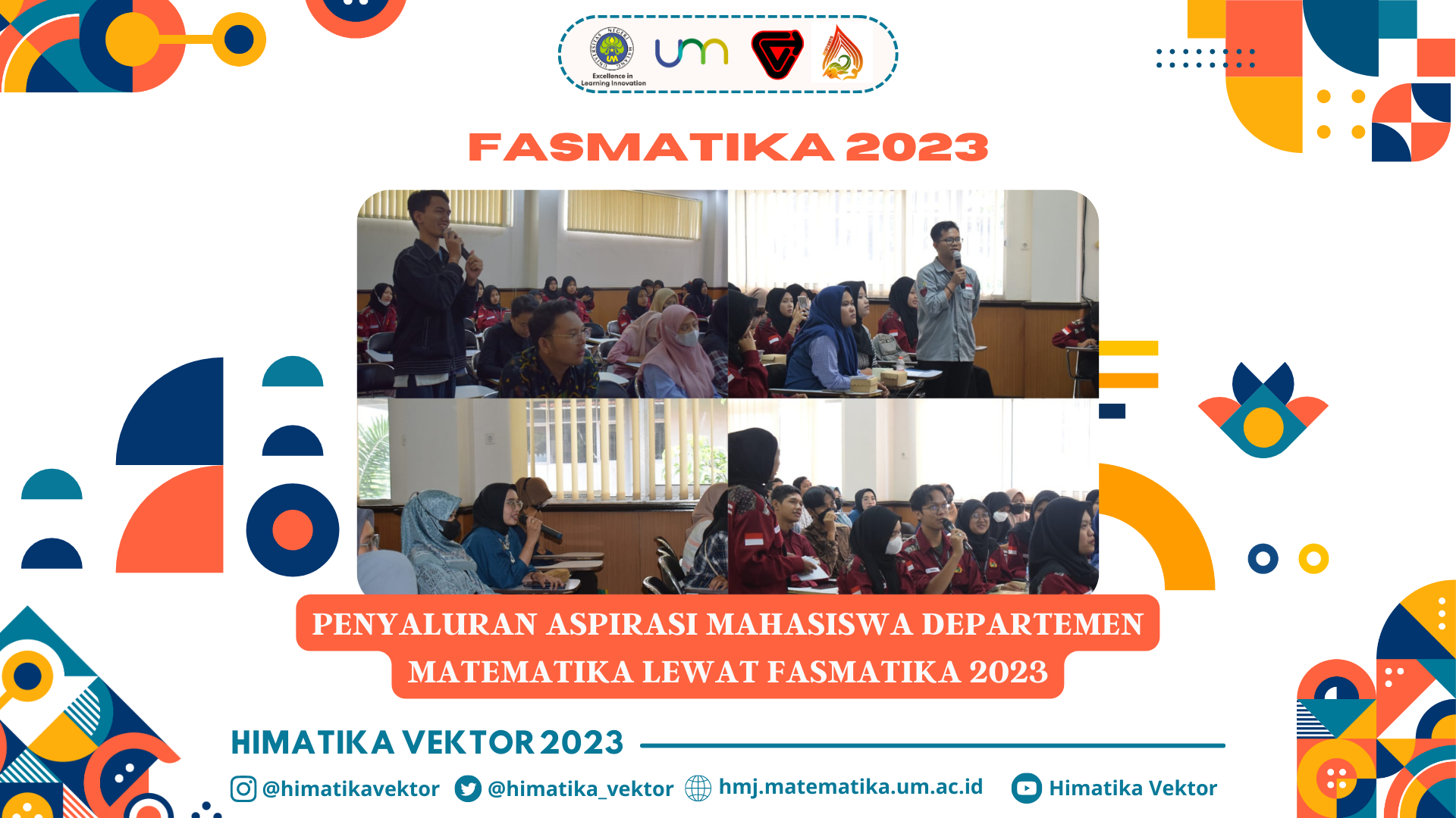 PENYALURAN ASPIRASI MAHASISWA DEPARTEMEN MATEMATIKA LEWAT FASMATIKA 2023