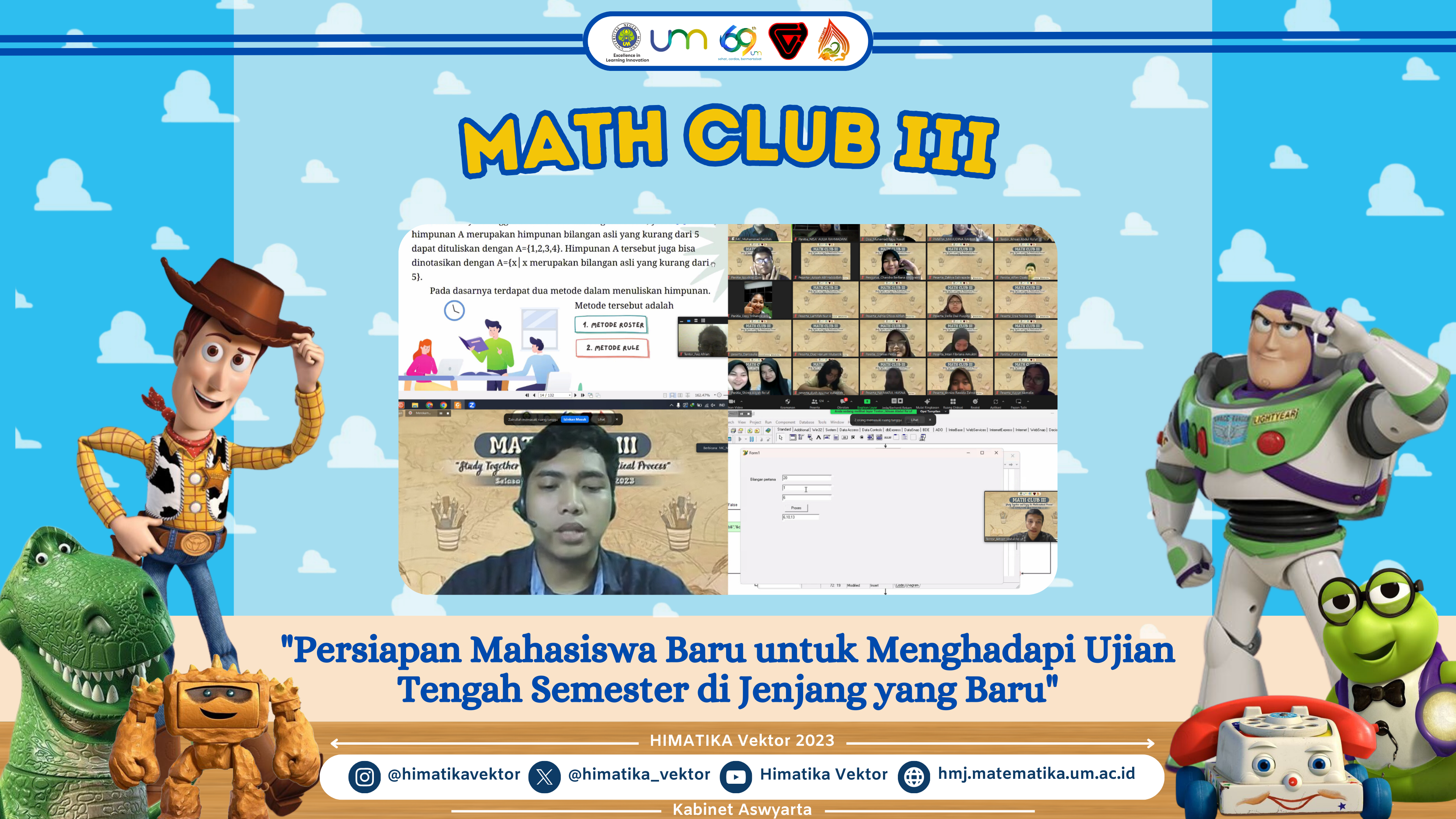 Math Club III: Persiapan Mahasiswa Baru untuk Menghadapi Ujian Tengah Semester di Jenjang yang Baru