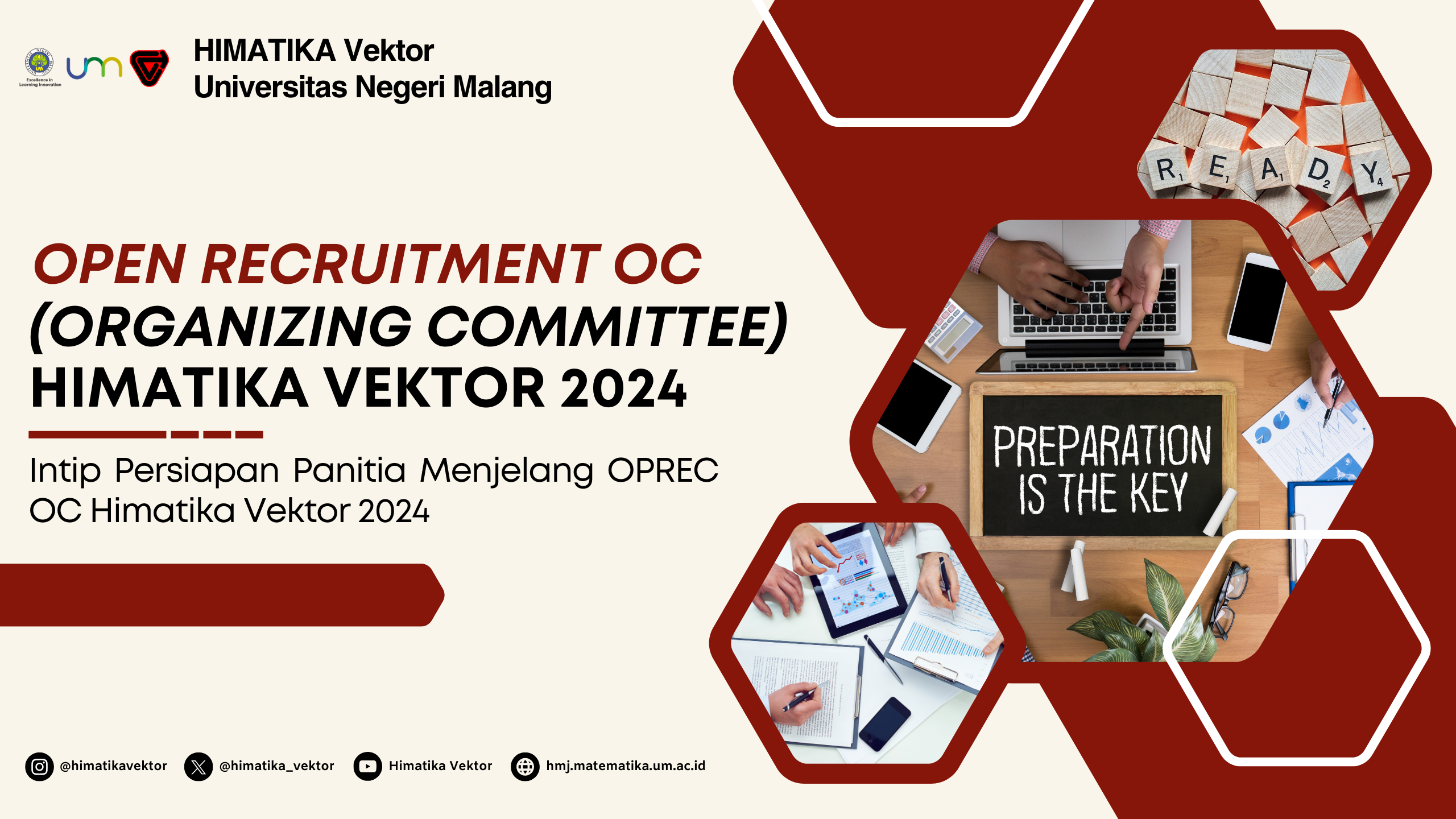 Intip Persiapan Panitia Open Recruitment OC (Organizing Committee) HIMATIKA Vektor  2024