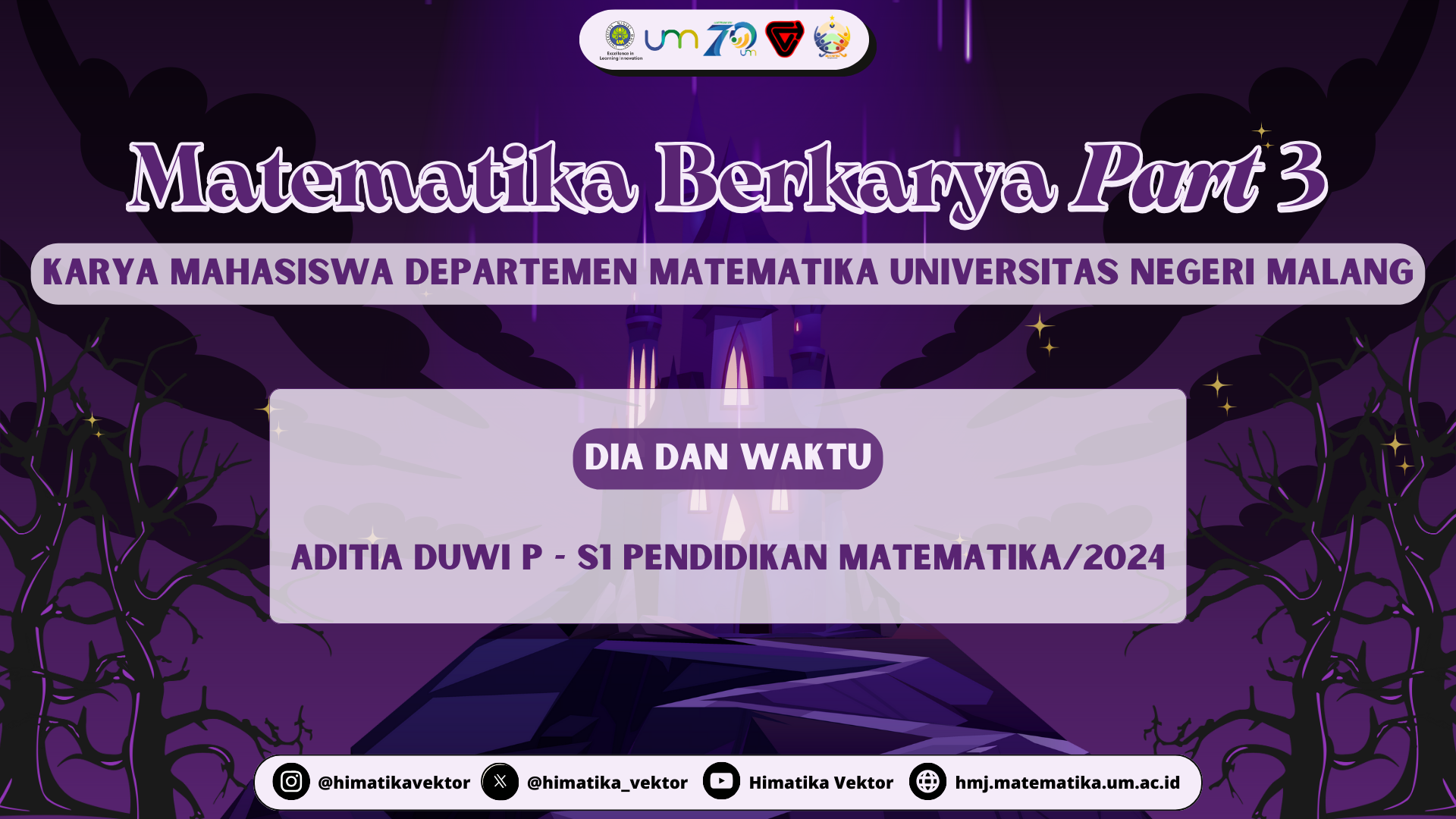 Matematika Berkarya – Dia dan Waktu