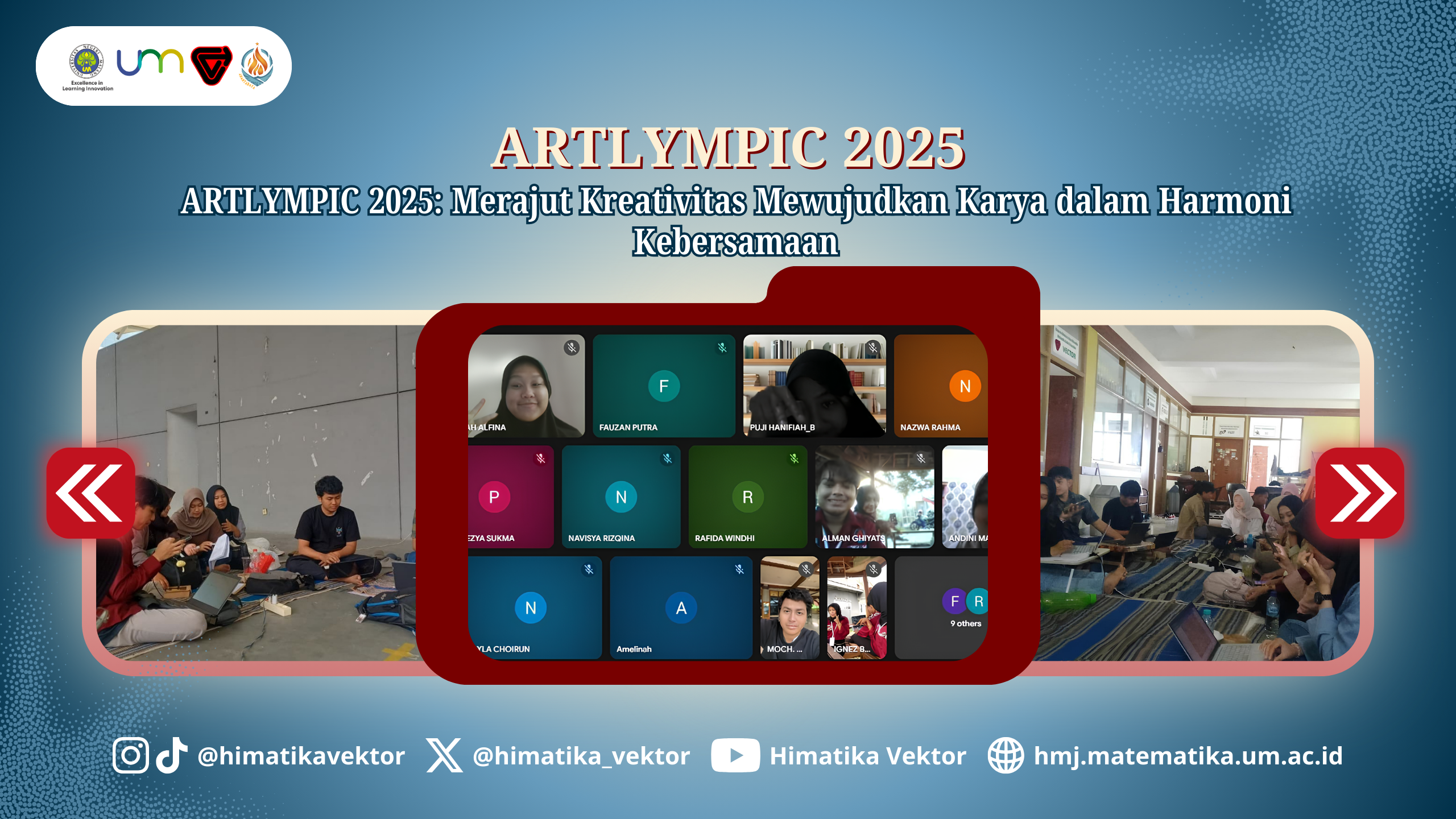 Himatika Vektor UM FI Artikel Pra Kegiatan ARTLYMPIC 2025