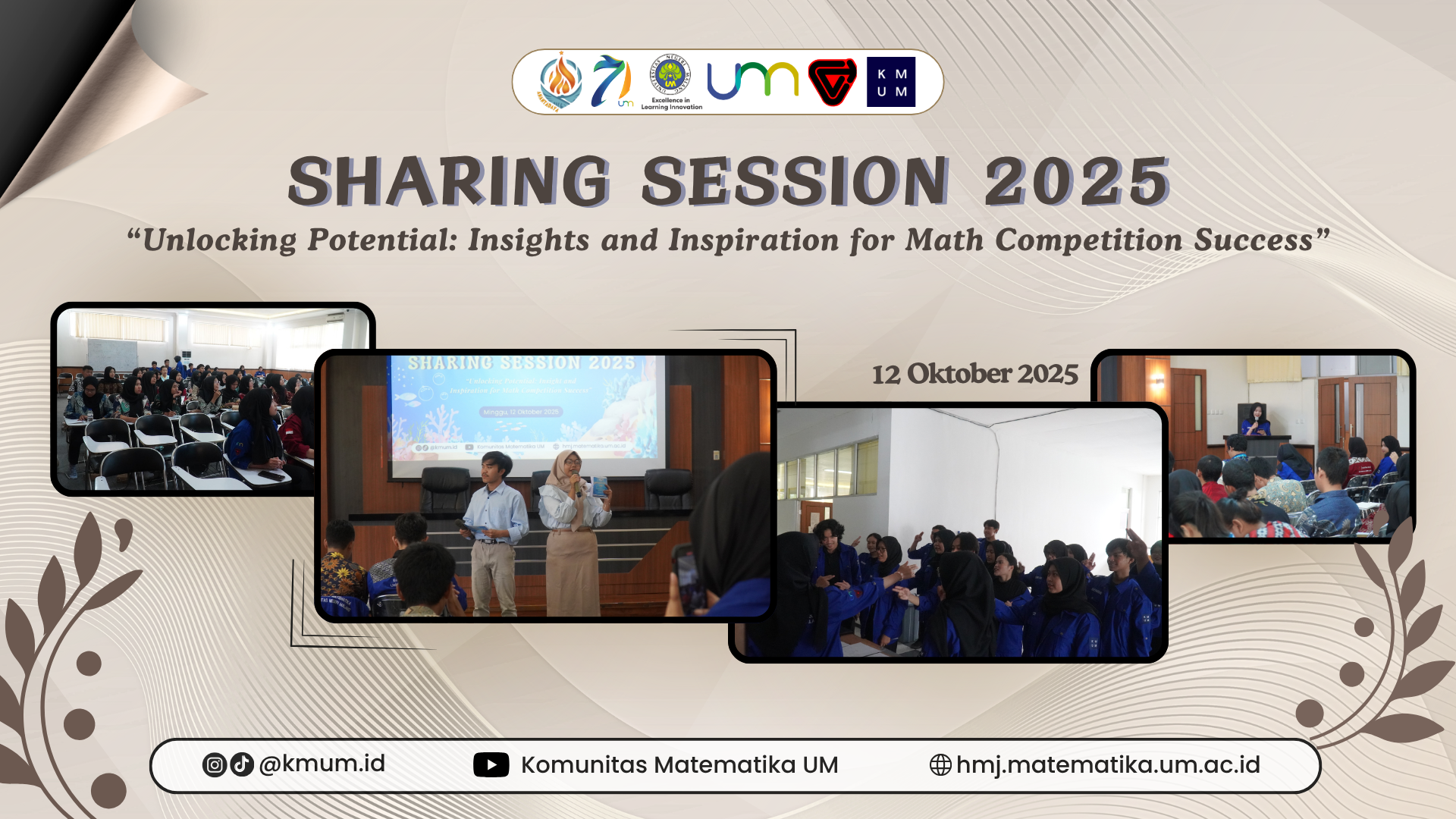 SHARING SESSION 2025: “Unlocking Potential: Insights and Inspiration for Math Competition Success”