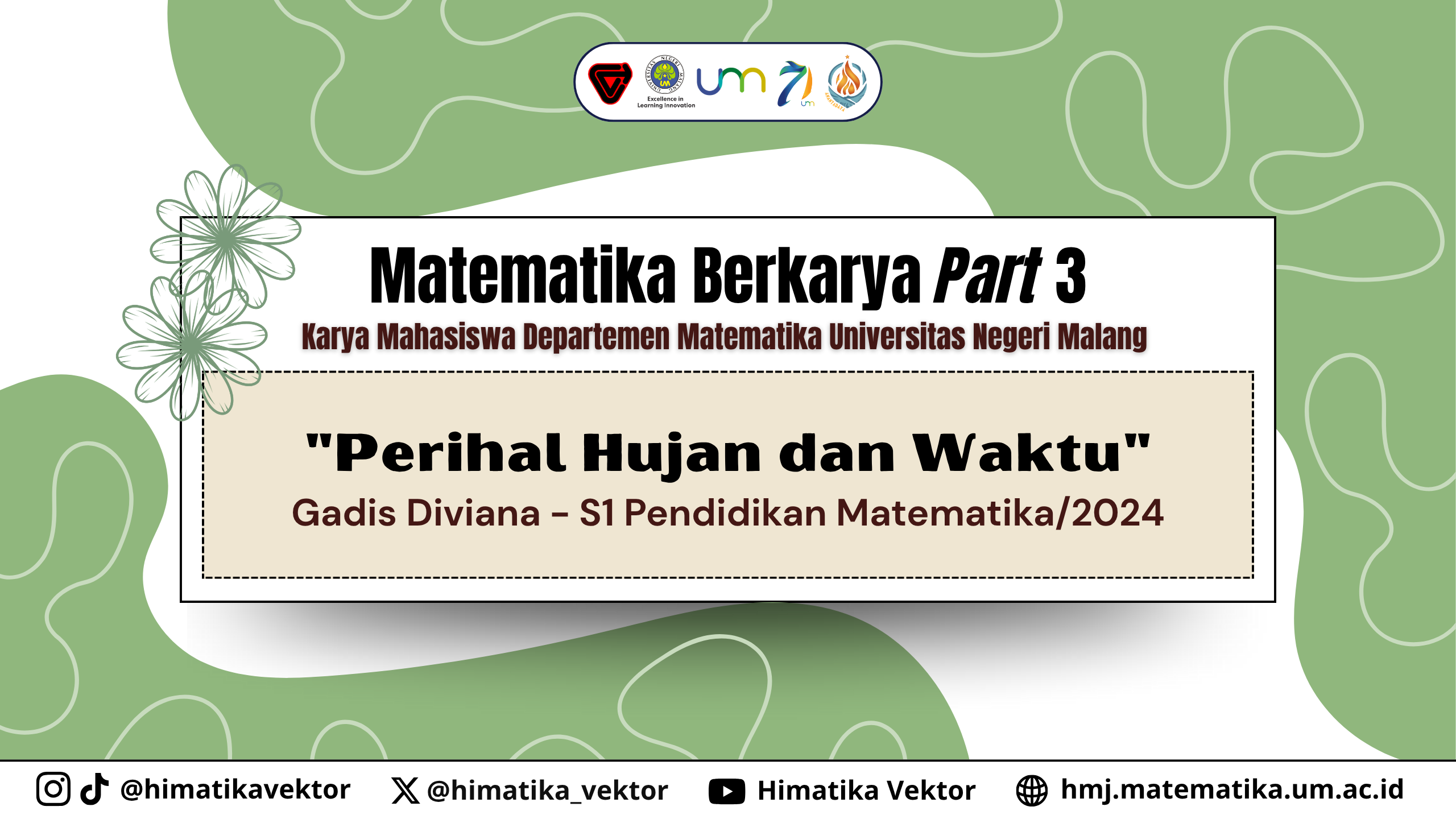 “Perihal Hujan dan Waktu”- Gadis Diviana