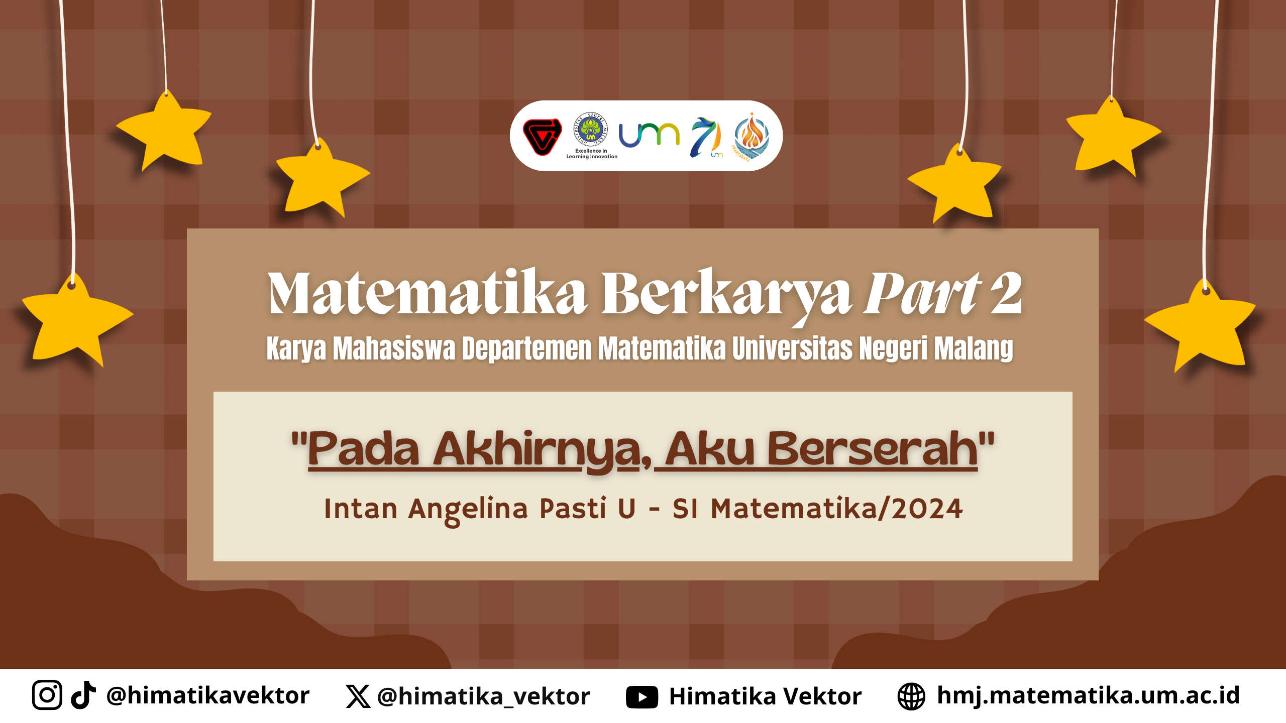 “Pada Akhirnya, Aku berserah” – Intan Angelina
