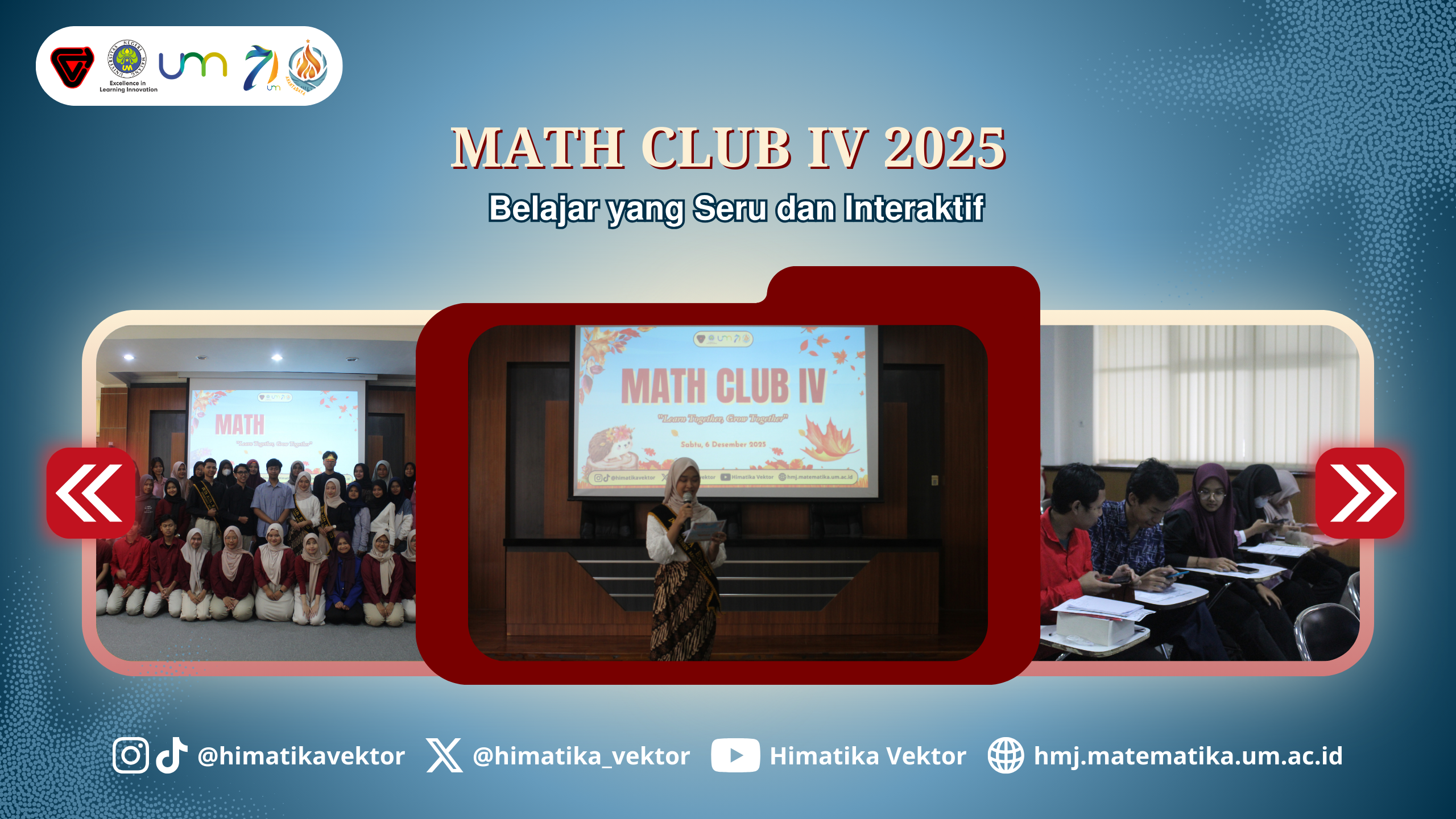 MATH CLUB IV 2025: Belajar yang Seru dan Interaktif