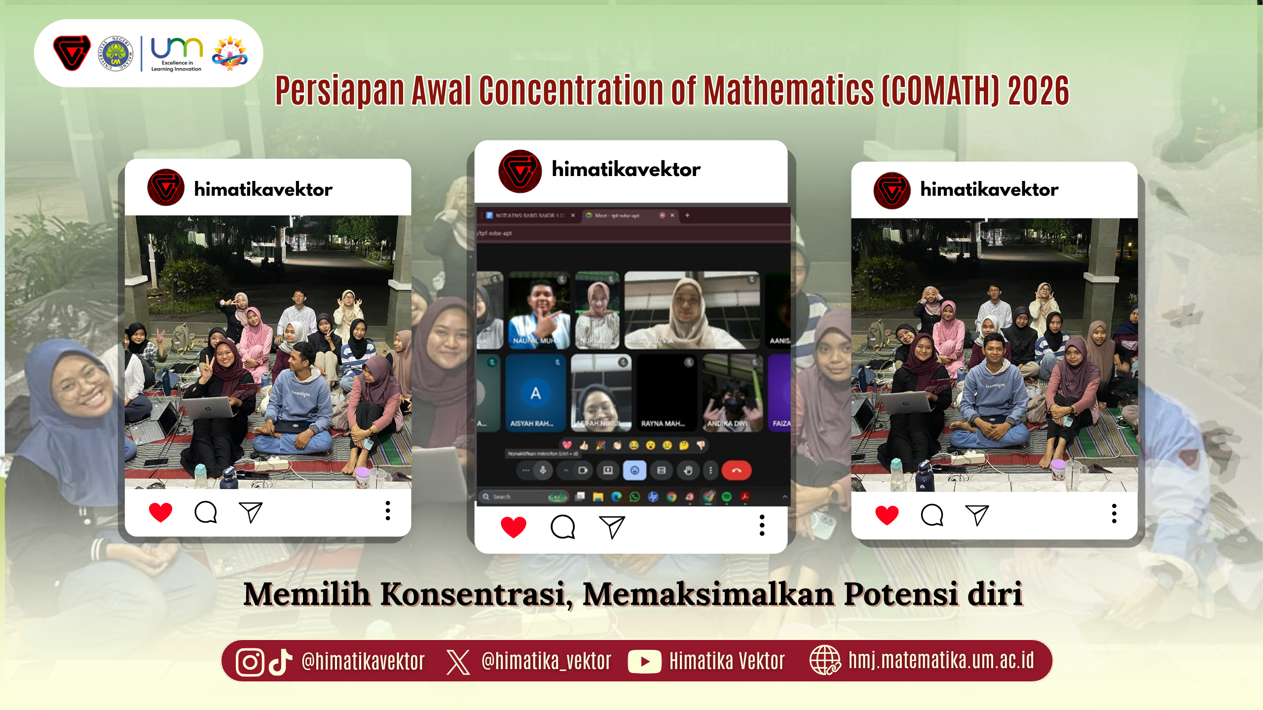 COMATH 2026: Memilih Konsentrasi, Memaksimalkan Potensi Diri