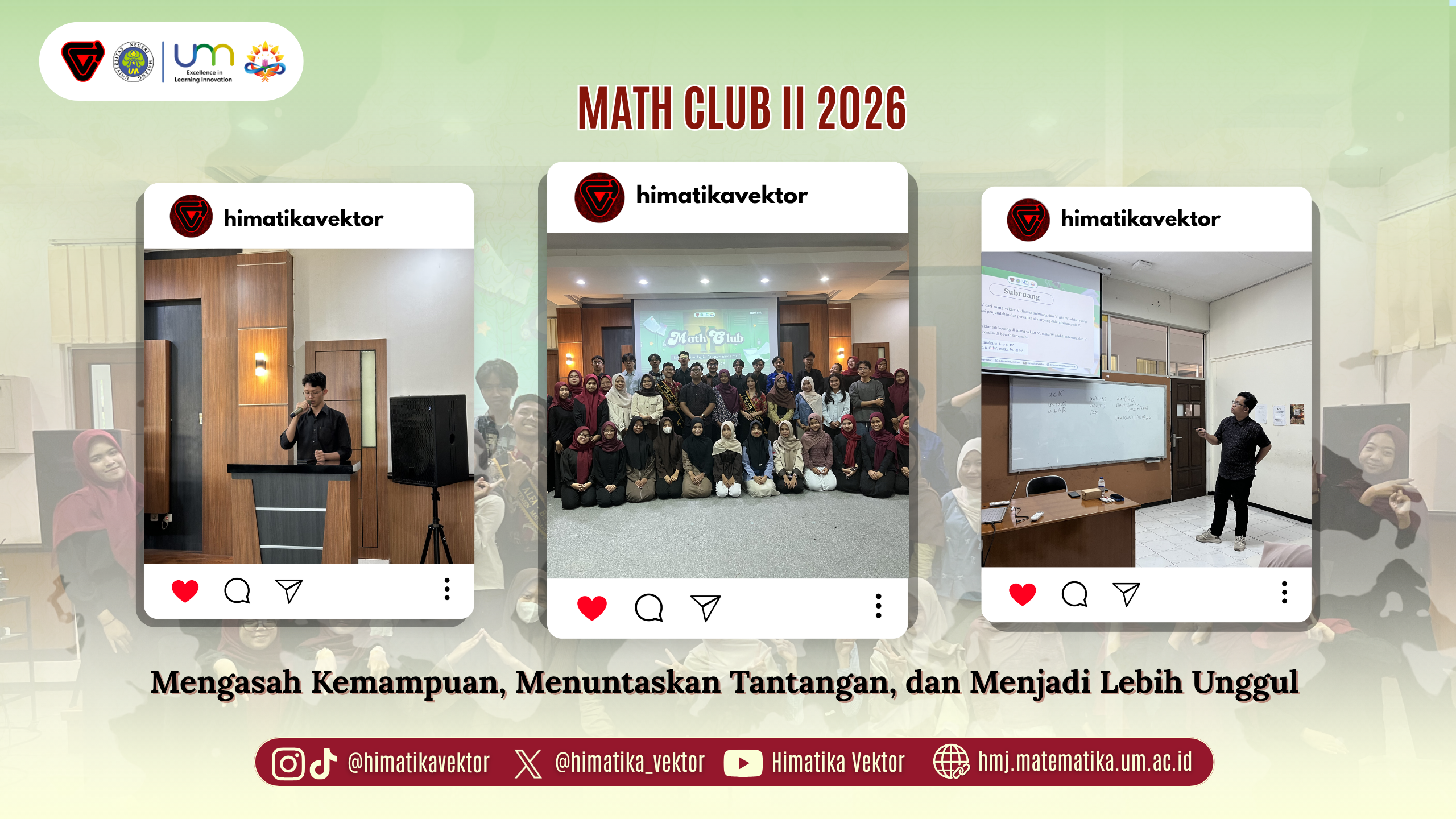 MATH CLUB II 2026: Mengasah Kemampuan, Menuntaskan Tantangan, dan Menjadi Lebih Unggul