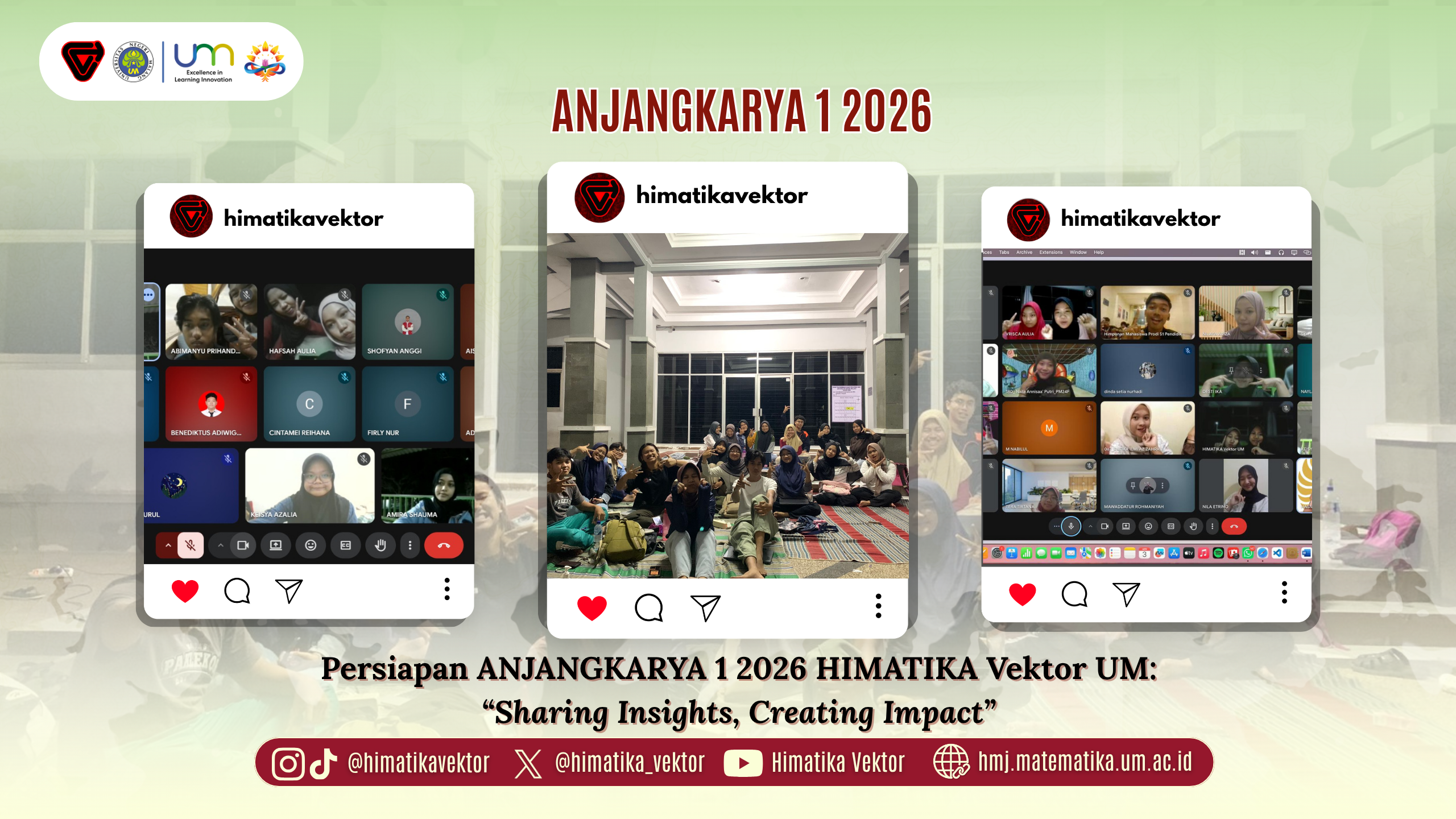 Persiapan ANJANGKARYA 1 2026 HIMATIKA Vektor 2026: “Sharing Insights, Creating Impact”