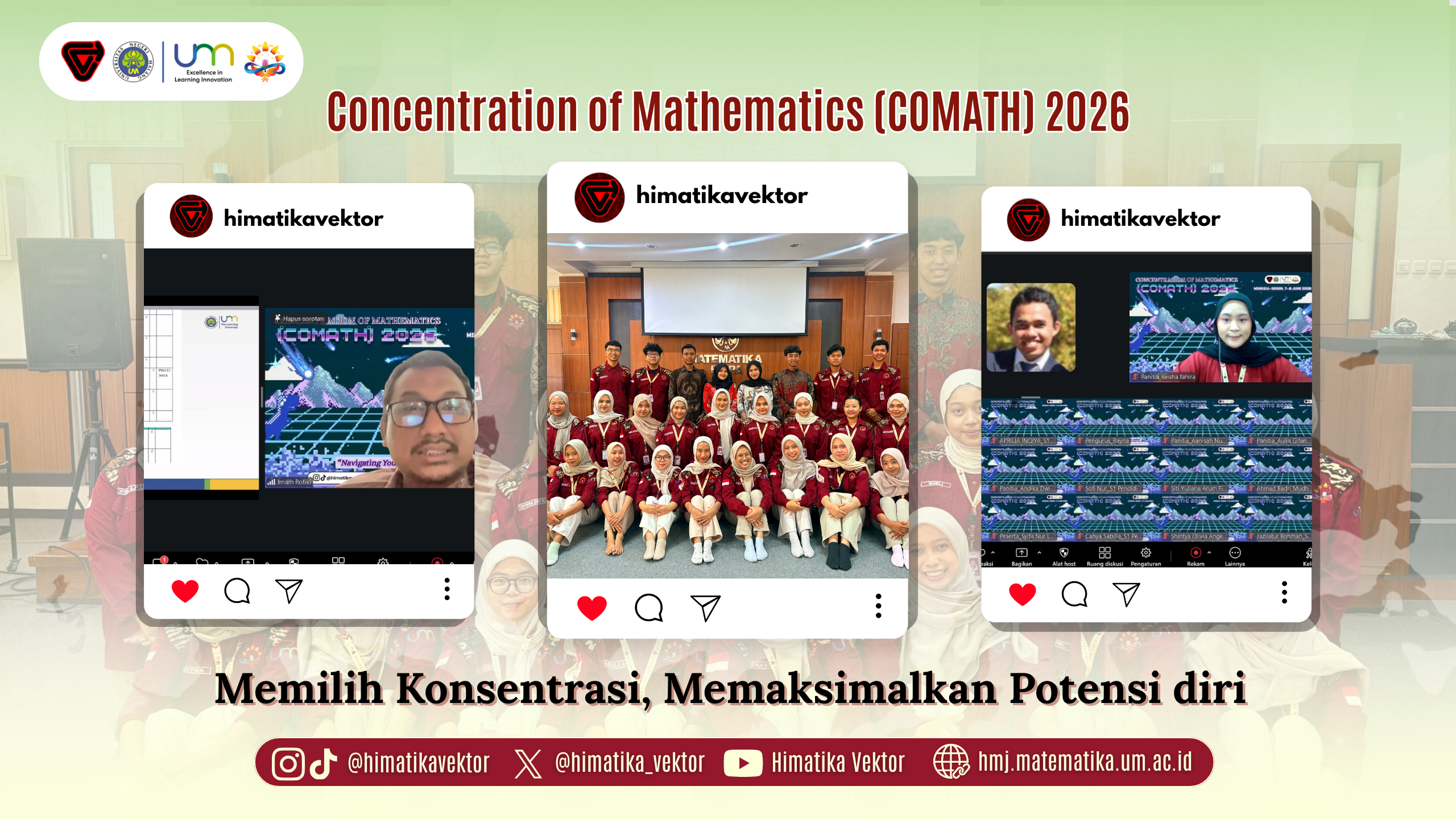 COMATH 2026: Memilih Konsentrasi, Memaksimalkan Potensi Diri