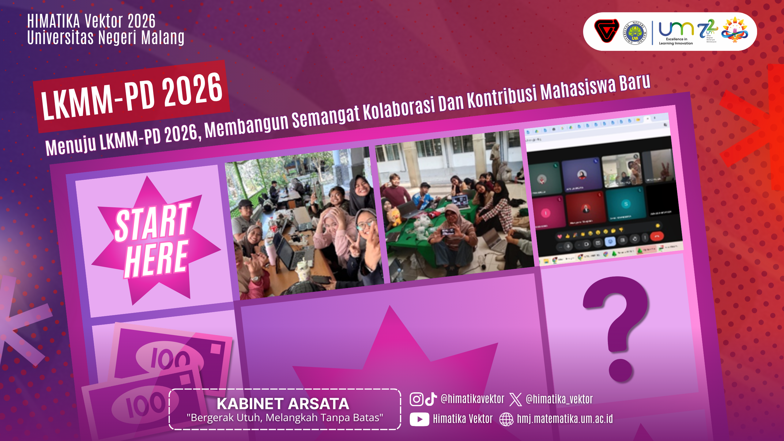 MENUJU LKMM-PD 2026, MEMBANGUN SEMANGAT KOLABORASI  DAN KONTRIBUSI MAHASISWA BARU